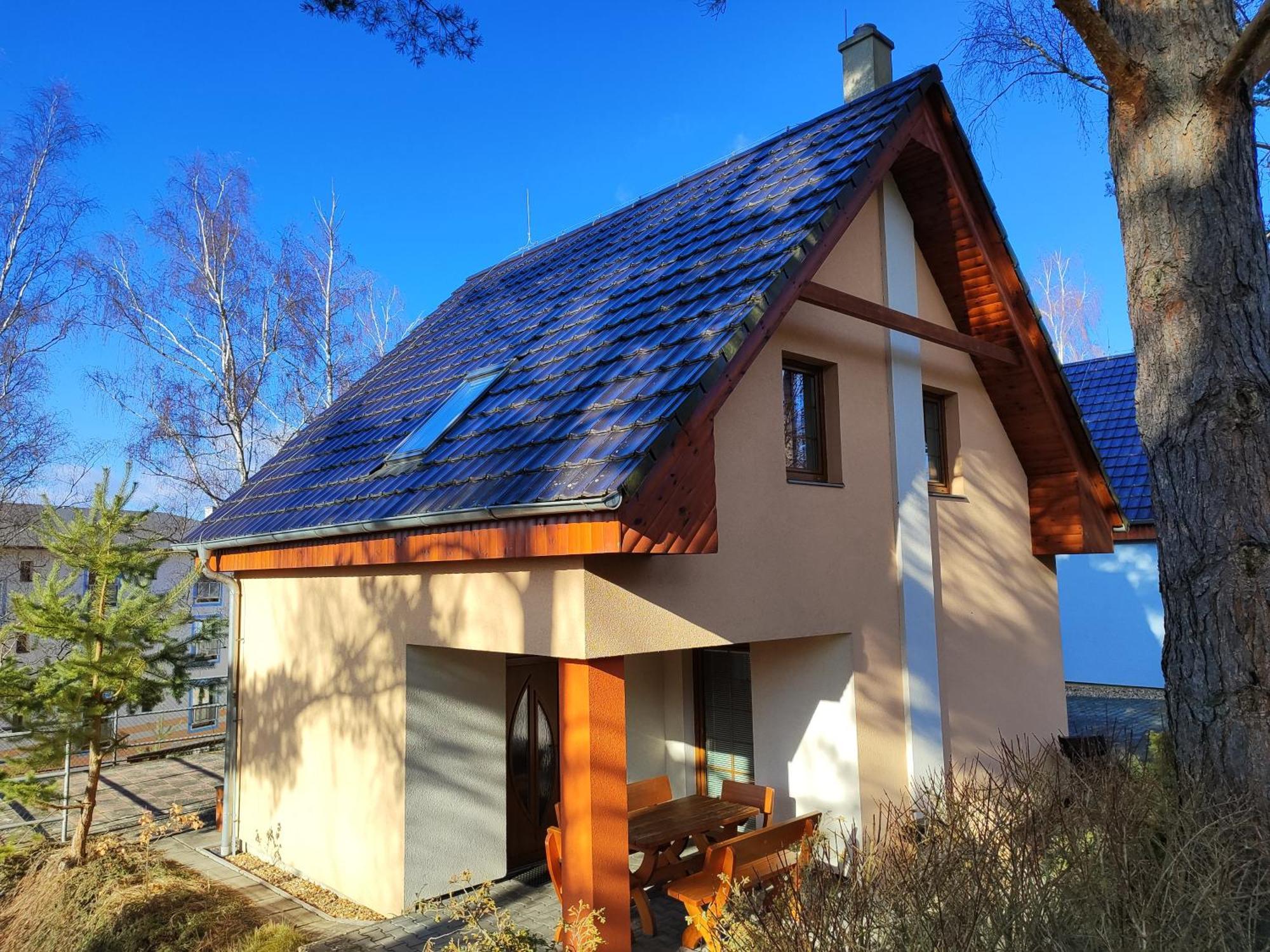 Chaty Kolodeje - Ubytovani U Reky V Soukromem Arealu-Orange Kolodeje nad Luznici Exteriör bild