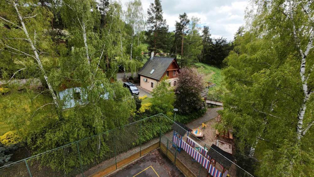 Chaty Kolodeje - Ubytovani U Reky V Soukromem Arealu-Orange Kolodeje nad Luznici Exteriör bild